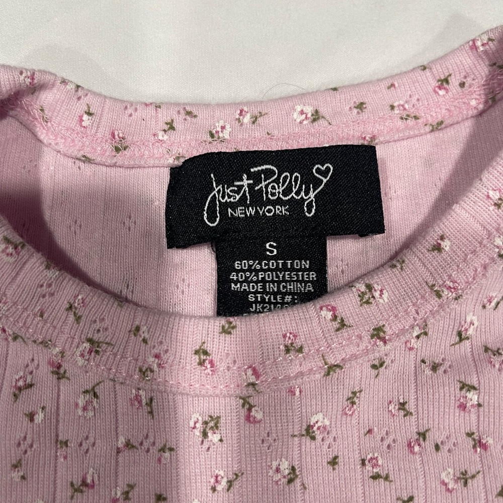 Lovely Pink Patterned Kids Tee - Picture 3 of 3
